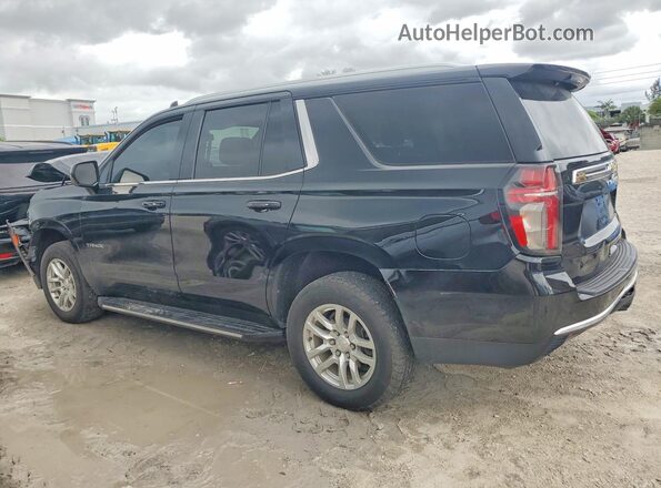 1GNSCNKD6NR181838 2022 CHEVROLET TAHOE Черный Задняя левая четверть