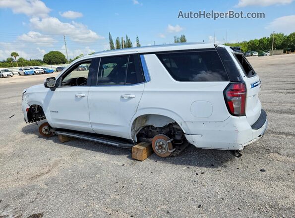 1GNSCNKD8NR283352 2022 CHEVROLET TAHOE White Tył lewy