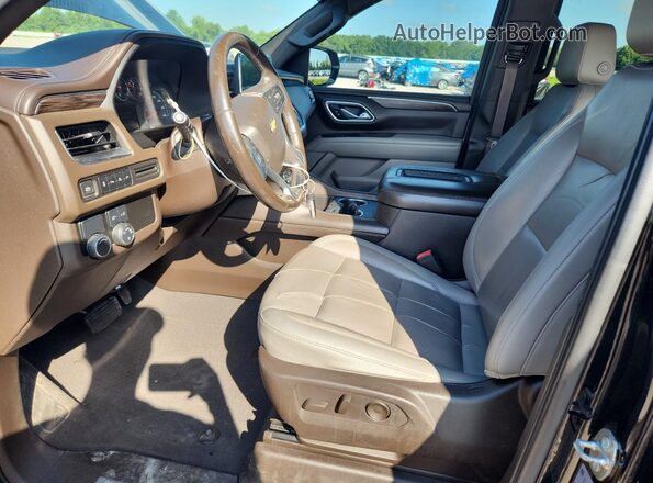 1GNSCNKD9MR274397 2021 CHEVROLET TAHOE Black Вид салону спереду