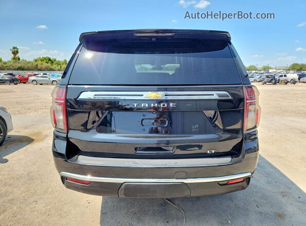1GNSCNKDXMR242560 2021 CHEVROLET TAHOE Black Widok z tyłu