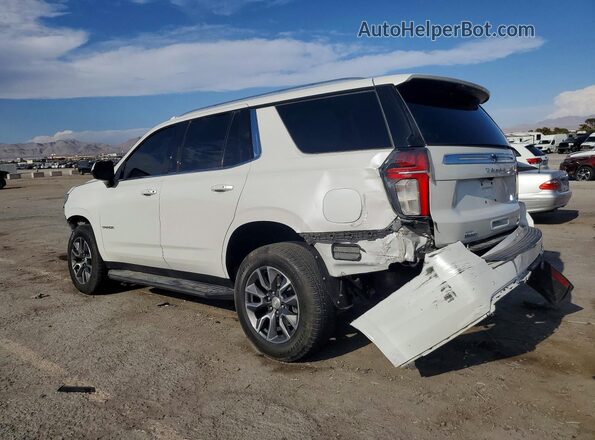 1GNSCNKTXMR395639 2021 CHEVROLET TAHOE White უკანა მარცხენა