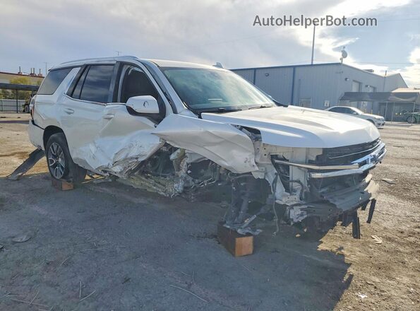 1GNSCNKTXMR395639 2021 CHEVROLET TAHOE White წინა მარჯვენა