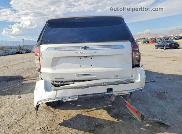 1GNSCNKTXMR395639 2021 CHEVROLET TAHOE White უკანა ხედი