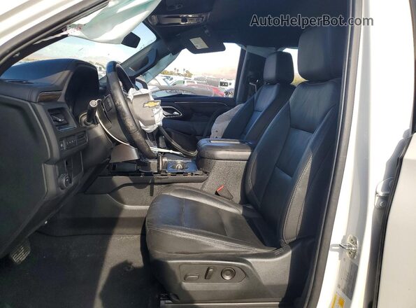 1GNSCNKTXMR395639 2021 CHEVROLET TAHOE White წინა სალონის ხედი