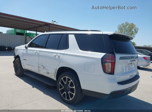1GNSCRKD4NR296865 2022 CHEVROLET TAHOE White Հետևի ձախ