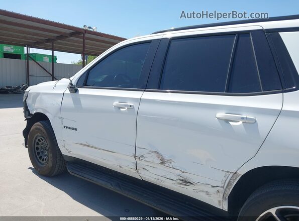 1GNSCRKD4NR296865 2022 CHEVROLET TAHOE White Դիմացի տեսք
