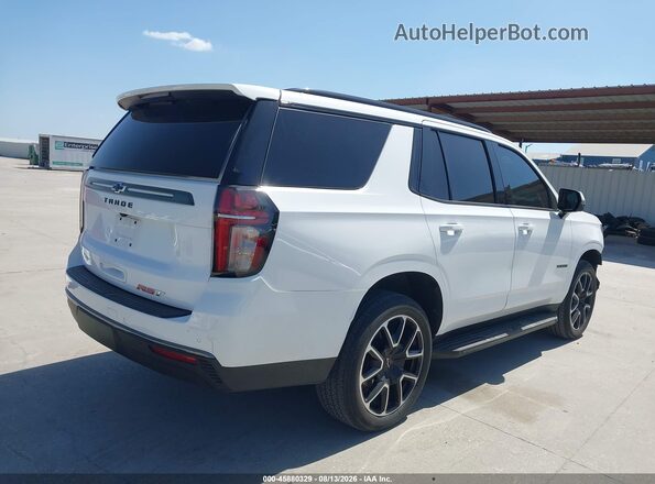 1GNSCRKD4NR296865 2022 CHEVROLET TAHOE White Հետևի աջ