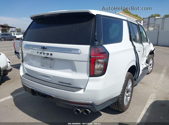 1GNSCSKD1MR331870 2021 CHEVROLET TAHOE White უკანა მარჯვენა