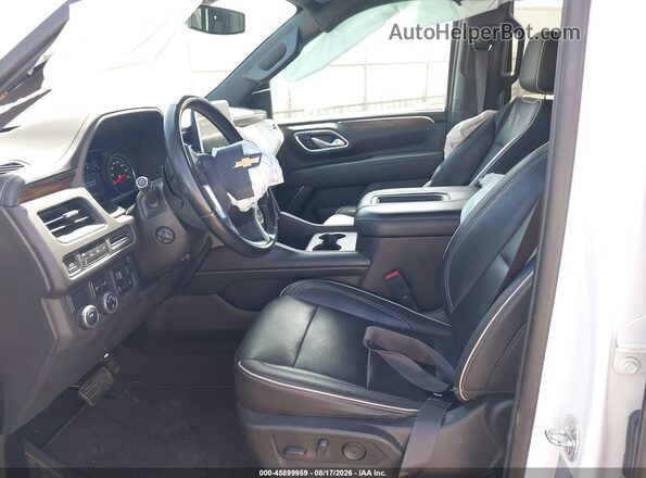 1GNSCSKD1MR331870 2021 CHEVROLET TAHOE White წინა სალონის ხედი