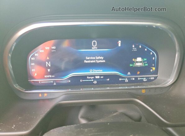 1GNSCSKD5PR144684 2023 CHEVROLET TAHOE Белый Вид щитка приборов