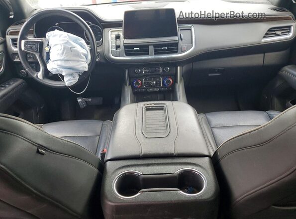 1GNSCSKD9MR319157 2021 CHEVROLET TAHOE White Dashboard view