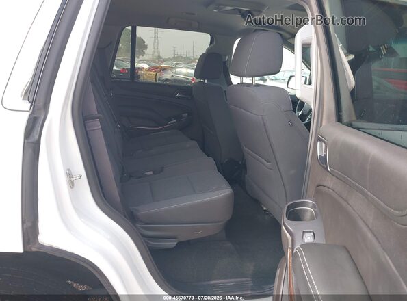 1GNSKAEC0HR297331 2017 CHEVROLET TAHOE White Widok naklejki z numerem VIN