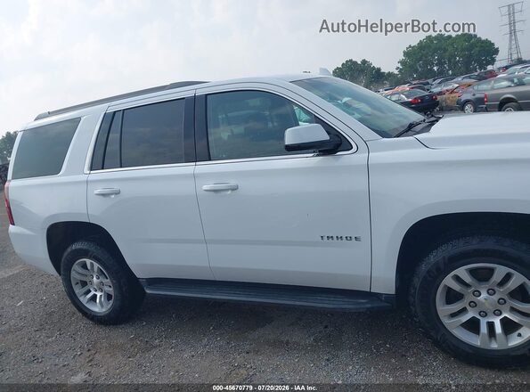 1GNSKAEC0HR297331 2017 CHEVROLET TAHOE White Widok wnętrza z tyłu