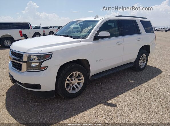 1GNSKAEC0HR348391 2017 CHEVROLET TAHOE White Front left