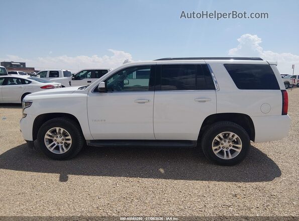 1GNSKAEC0HR348391 2017 CHEVROLET TAHOE White Rear interior view