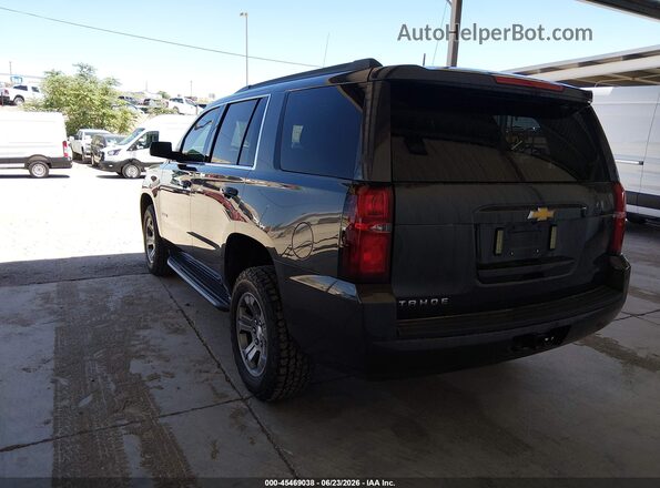 1GNSKAEC1JR326910 2018 CHEVROLET TAHOE Gray Trasero izquierdo