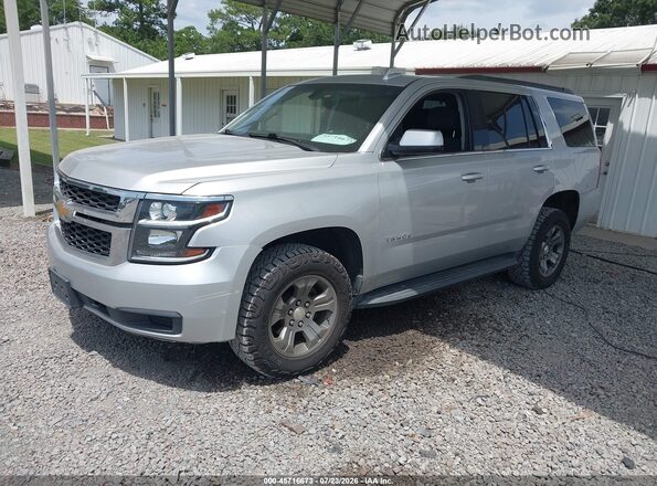 1GNSKAEC1KR348357 2019 CHEVROLET TAHOE Серебряный Передняя левая четверть