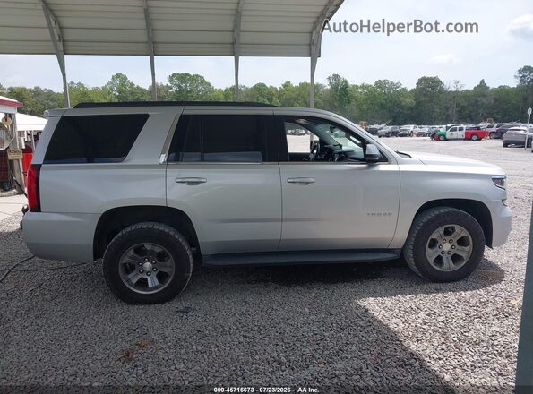 1GNSKAEC1KR348357 2019 CHEVROLET TAHOE Серебряный 