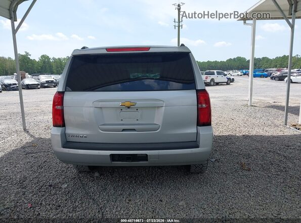 1GNSKAEC1KR348357 2019 CHEVROLET TAHOE Серебряный 