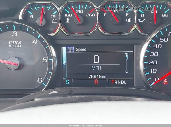 1GNSKAEC1KR348357 2019 CHEVROLET TAHOE Серебряный 