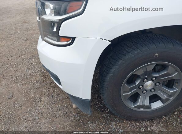 1GNSKAEC2LR105089 2020 CHEVROLET TAHOE White წინა ხედი