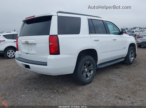 1GNSKAEC2LR105089 2020 CHEVROLET TAHOE White უკანა მარჯვენა