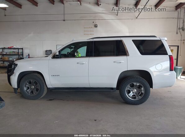 1GNSKAEC3JR310174 2018 CHEVROLET TAHOE White 