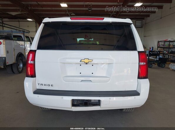 1GNSKAEC3JR310174 2018 CHEVROLET TAHOE White 