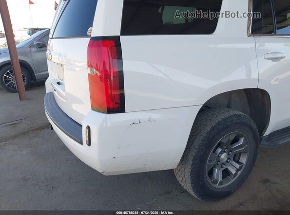 1GNSKAEC3JR335107 2018 CHEVROLET TAHOE White Vista frontal