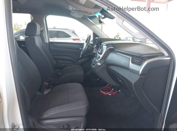 1GNSKAEC3JR335107 2018 CHEVROLET TAHOE White Vista interior delantera