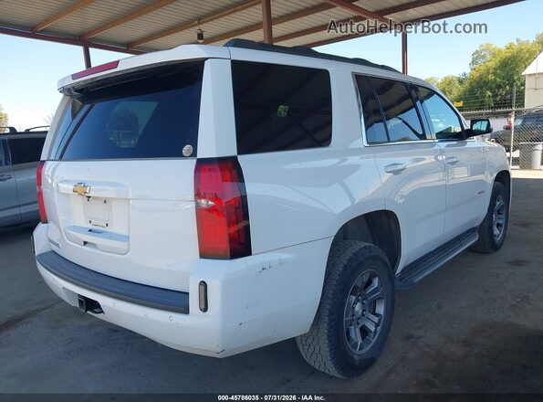 1GNSKAEC3JR335107 2018 CHEVROLET TAHOE White Trasero derecho