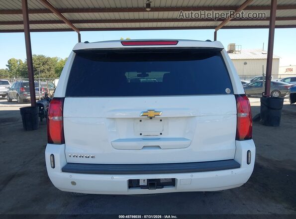 1GNSKAEC3JR335107 2018 CHEVROLET TAHOE White 