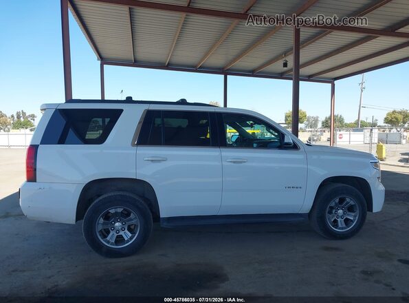 1GNSKAEC3JR335107 2018 CHEVROLET TAHOE White 
