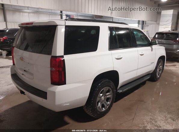 1GNSKAEC3JR352182 2018 CHEVROLET TAHOE White Tył prawy