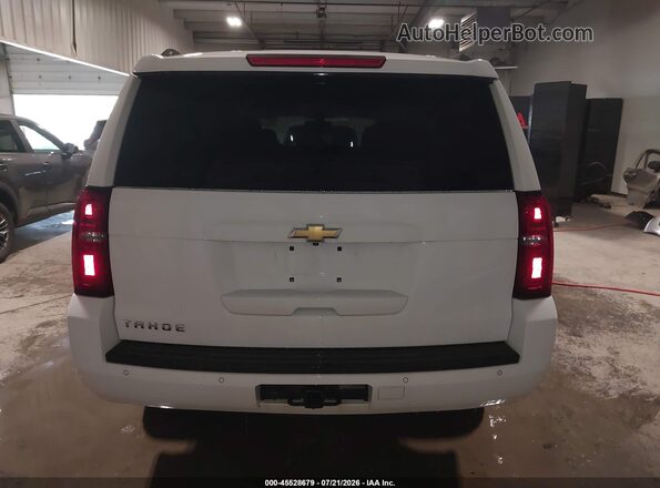 1GNSKAEC3JR352182 2018 CHEVROLET TAHOE White 