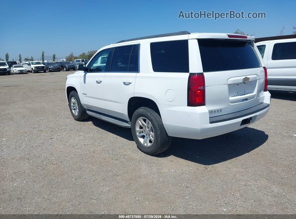 1GNSKAEC4HR267703 2017 CHEVROLET TAHOE White უკანა მარცხენა