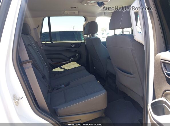 1GNSKAEC4HR267703 2017 CHEVROLET TAHOE White VIN კოდის სტიკერის ხედი