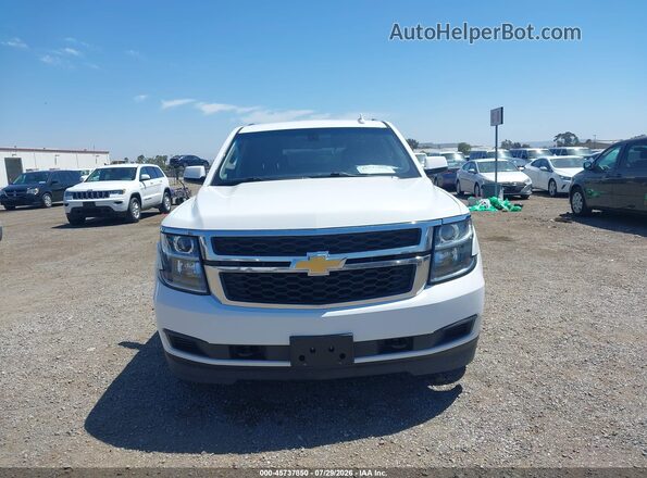1GNSKAEC4HR267703 2017 CHEVROLET TAHOE White უკანა სალონის ხედი