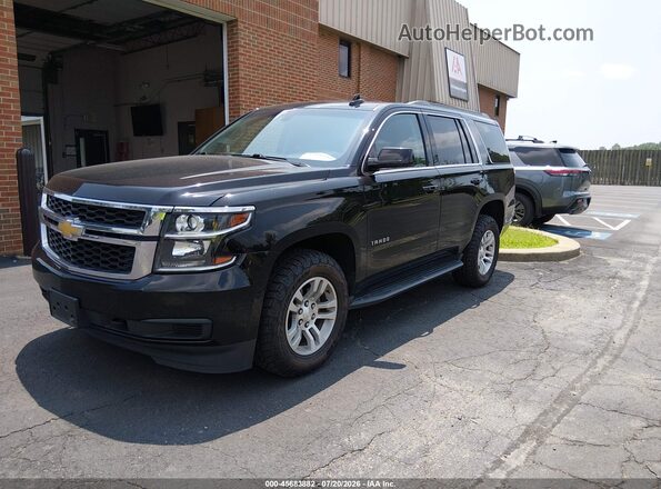1GNSKAEC5HR329741 2017 CHEVROLET TAHOE Черный Передняя левая четверть