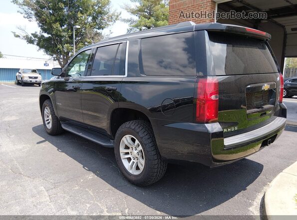 1GNSKAEC5HR329741 2017 CHEVROLET TAHOE Черный Задняя левая четверть
