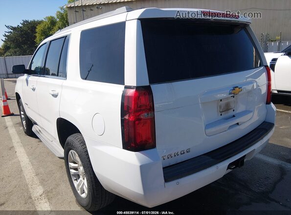 1GNSKAEC6HR296877 2017 CHEVROLET TAHOE Белый Задняя левая четверть