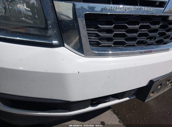 1GNSKAEC6HR296877 2017 CHEVROLET TAHOE Белый Вид спереди