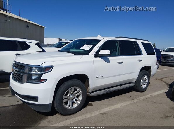 1GNSKAEC6HR296877 2017 CHEVROLET TAHOE Белый 