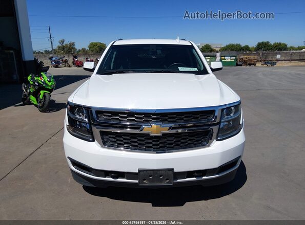1GNSKAEC7HR266514 2017 CHEVROLET TAHOE Белый Вид задней части салона