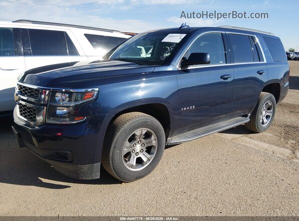 1GNSKAEC7JR281259 2018 CHEVROLET TAHOE Blue Przód lewy