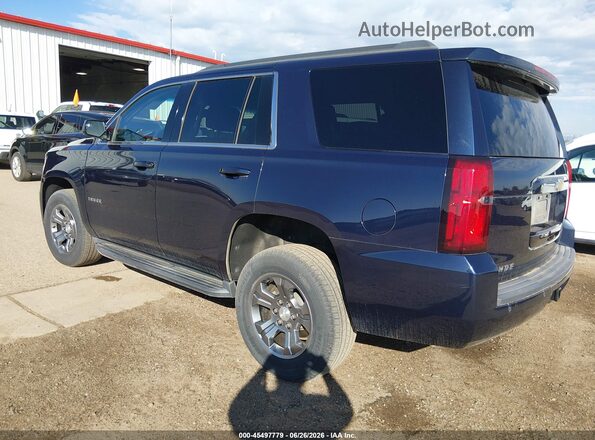 1GNSKAEC7JR281259 2018 CHEVROLET TAHOE Blue Tył lewy