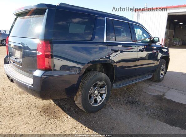 1GNSKAEC7JR281259 2018 CHEVROLET TAHOE Blue Tył prawy