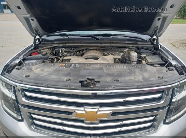 1GNSKAEC7JR296182 2018 CHEVROLET TAHOE Silver Vista trasera
