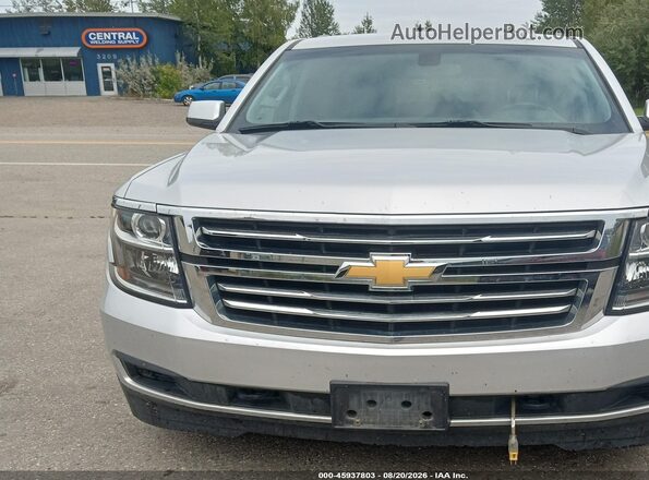 1GNSKAEC7JR296182 2018 CHEVROLET TAHOE Silver Vista del cuadro de instrumentos