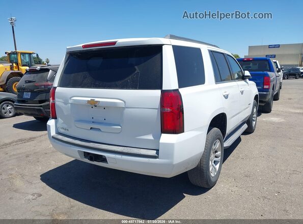 1GNSKAEC8HR296931 2017 CHEVROLET TAHOE White Rear right